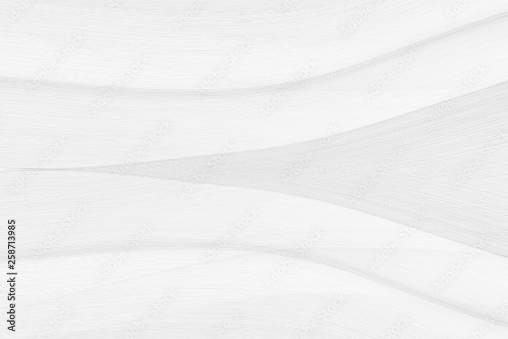 Graphic symmetrical pattern for wallpaper and packaging for various purposes. The background is gray and white with a gradient texture of stripes, lines, waves and geometric shapes.