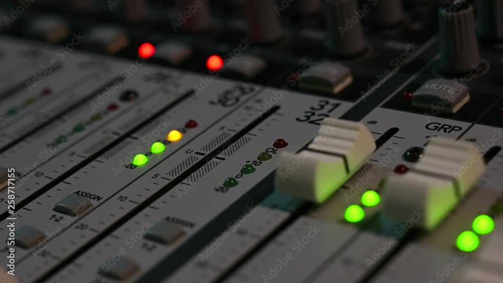 LED lamp Mix sound Recording Studio LED lamp Mix sound Recording Studio