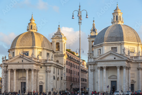 Photo Churches at  Piazza del Popolo