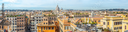 Rome city view from Spanish Steps © Sergey Yarochkin
