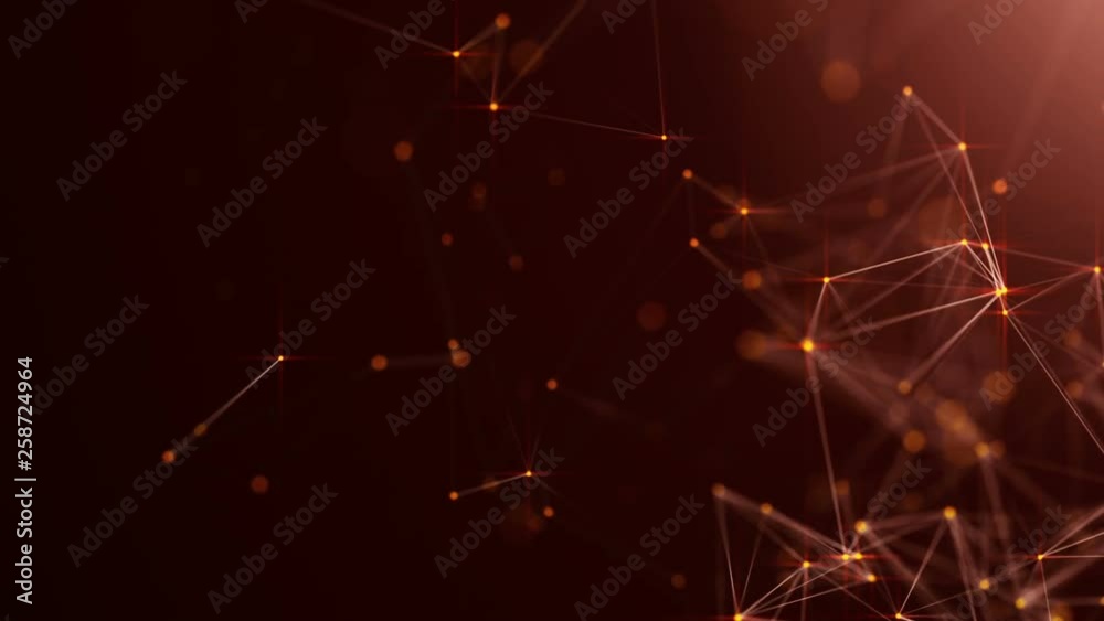 Abstract background with plexus network as data complex. Animation of seamless loop. Abstract background with plexus network as data complex. Animation of seamless loop.