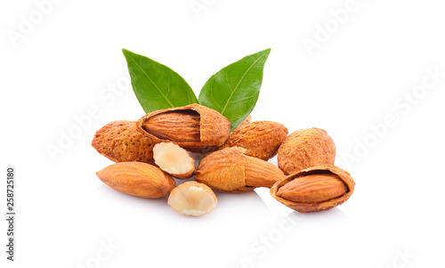 Almond isolated on a white background