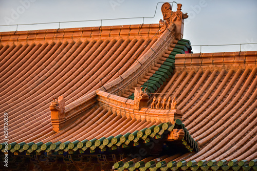 Photography Close-up of Ancient Chinese Architectural Temples