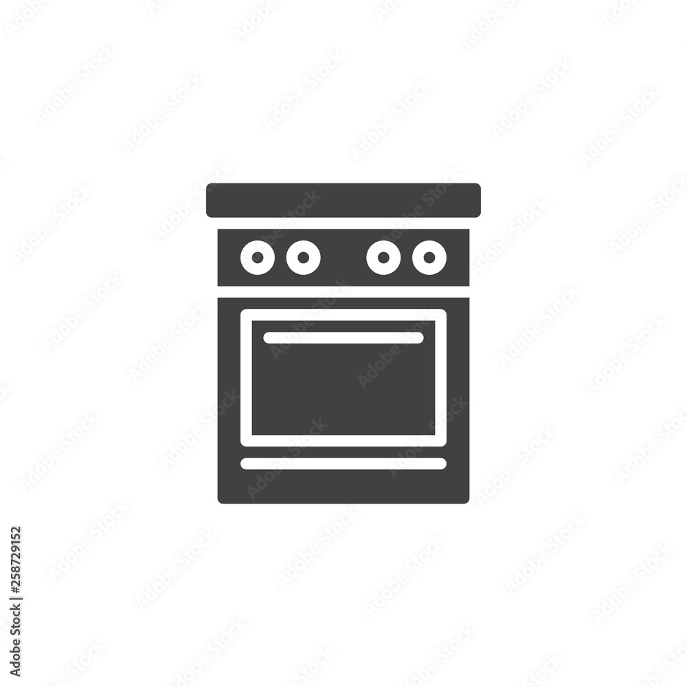 Kitchen stove vector icon. filled flat sign for mobile concept and web design. Oven glyph icon. Kitchen utensil symbol, logo illustration. Pixel perfect vector graphics Kitchen stove vector icon. filled flat sign for mobile concept and web design. Oven glyph icon. Kitchen utensil symbol, logo illustration. Pixel perfect vector graphics