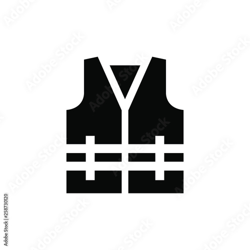 life vest icon vector