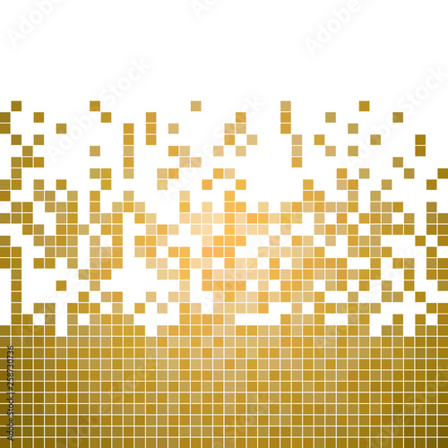 abstract vector square pixel mosaic background