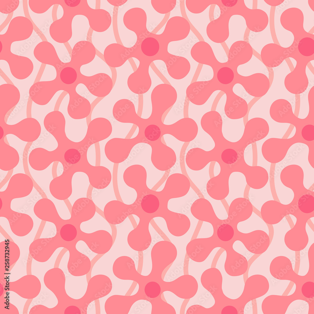 custom made wallpaper toronto digitalSet of seamless patterns with vivid abstract flowers on light blue background. Can be printed and used as wrapping paper, wallpaper, textile, fabric, etc.