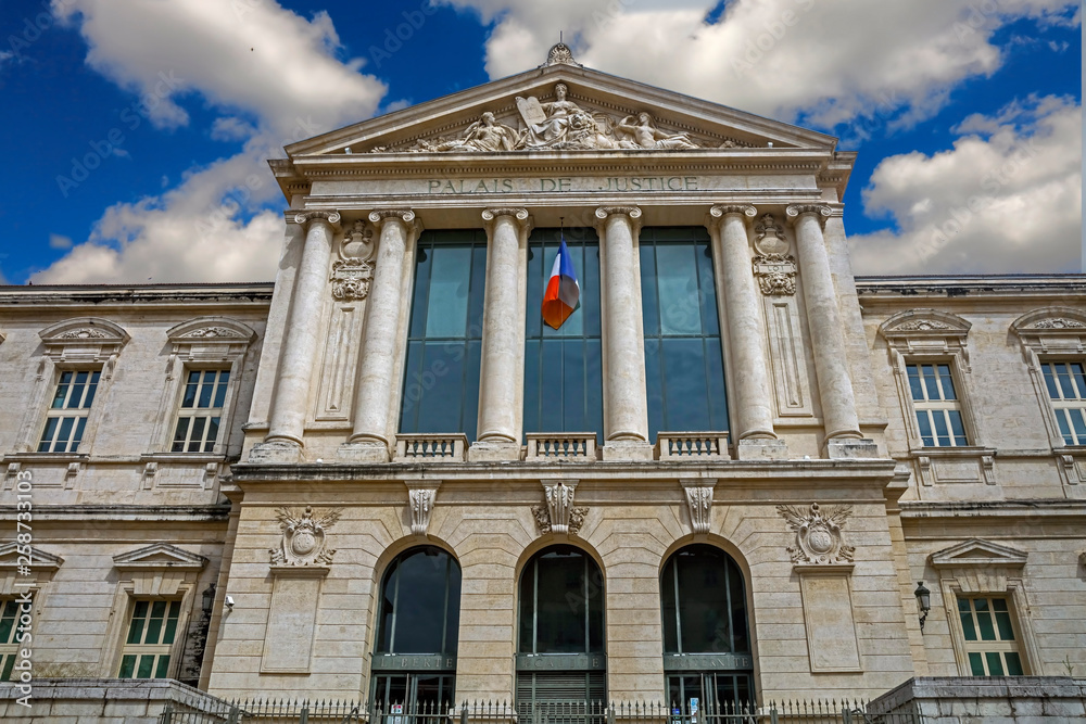 Palace of justice (Palais de justice). City of Nice, southern France