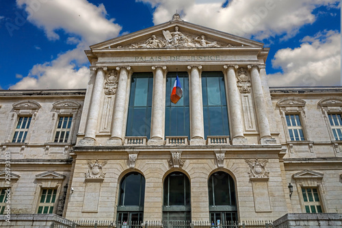 Palace of justice (Palais de justice). City of Nice, southern France