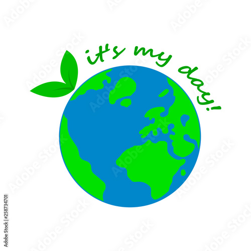 Happy Earth Day Banner. Illustration of happy earth day banner, for celebrating environmental safety
