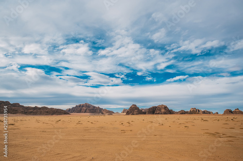 Wadi Rum Desert. Jordan Wadi Rum Landscape