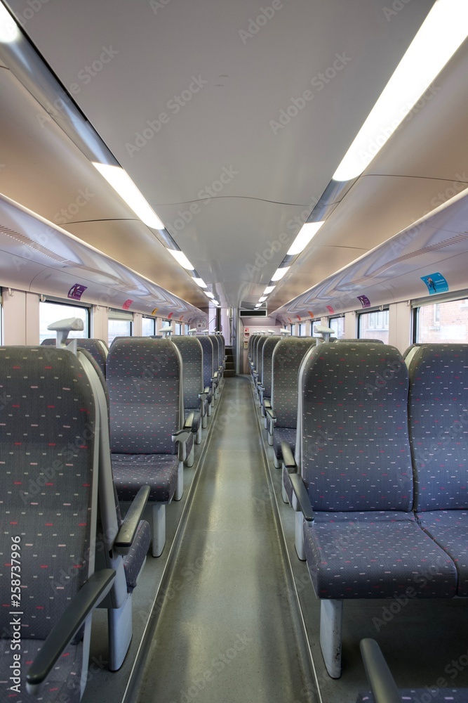 Naklejka premium interior of a train