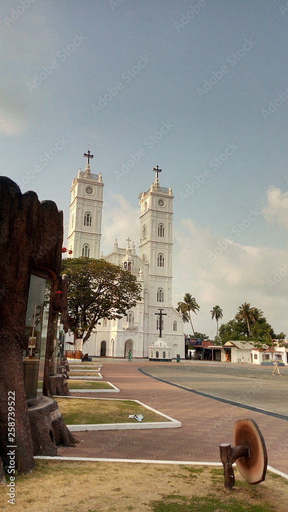Fototapeta premium Basilica of our lady of ransom vallarpadam