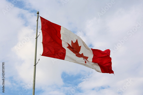 Waving Canadian Flag