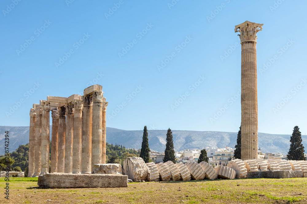 Colums of temple of Olympian Zeus