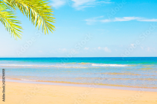 Beautiful Nature Summer Tropical Beach Background © lumikk555