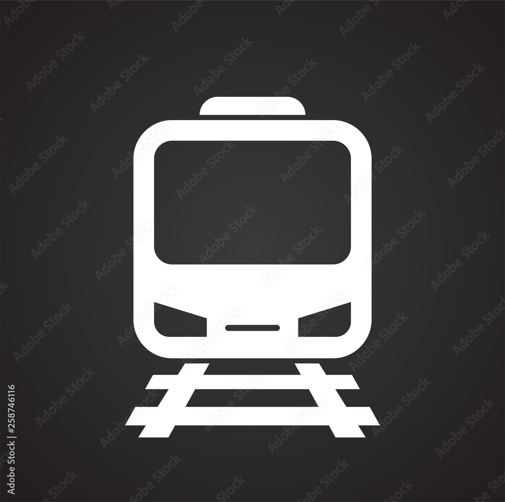 Railroad related icon on background for graphic and web design. Simple vector sign. Internet concept symbol for website button or mobile app. Railroad related icon on background for graphic and web design. Simple vector sign. Internet concept symbol for website button or mobile app.