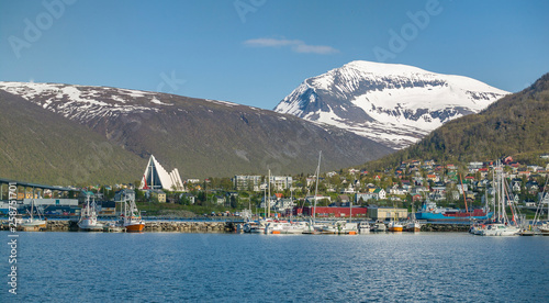 famous artic sae chapel in Tromsoe, northern Norway, Scandinavia, Europe