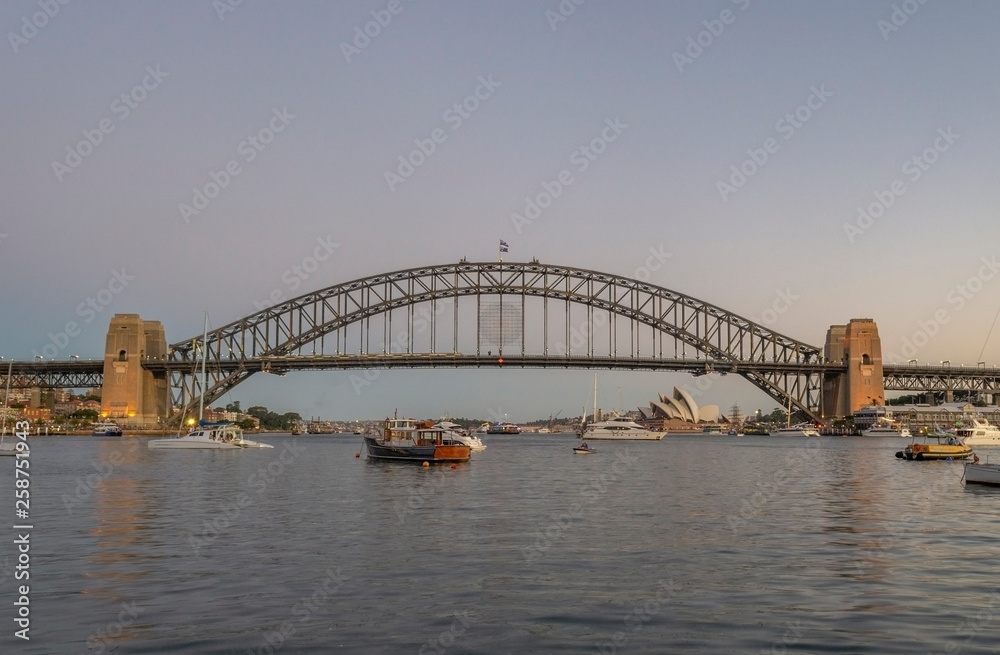 harbour bridge Sydney Australia front view
