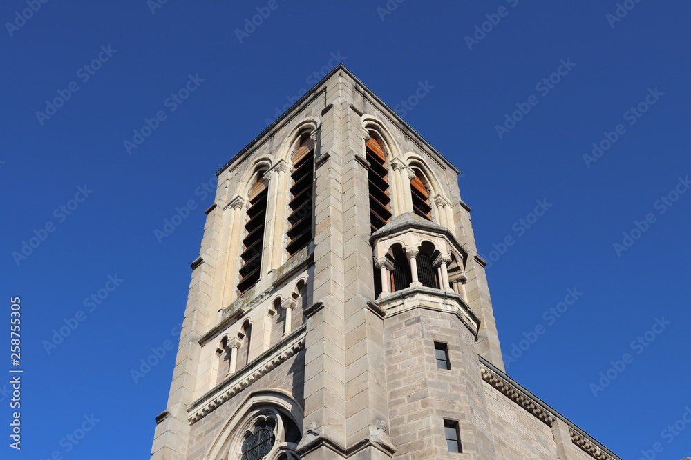 Obraz premium EGLISE COLLEGIALE DE NOTRE DAME D'ESPERANCE A MONTBRISON - LOIRE - FOREZ