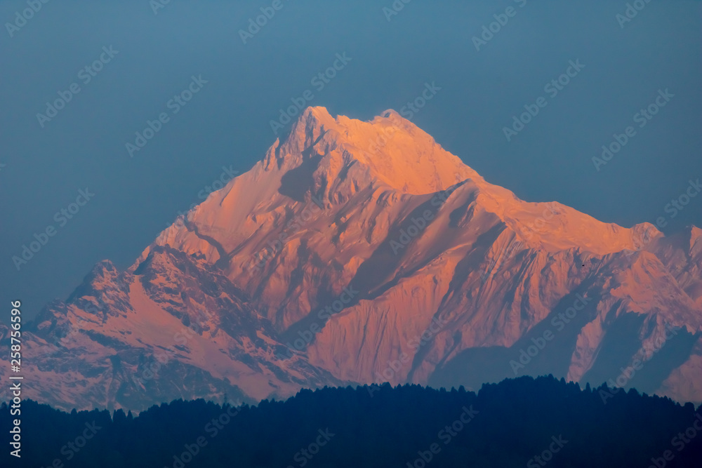A gorgeous Peak, The great Kangchenjunga in Mighty Himalayas