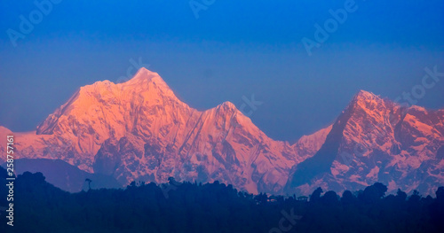 A gorgeous Peak, The great Kangchenjunga in Mighty Himalayas photo
