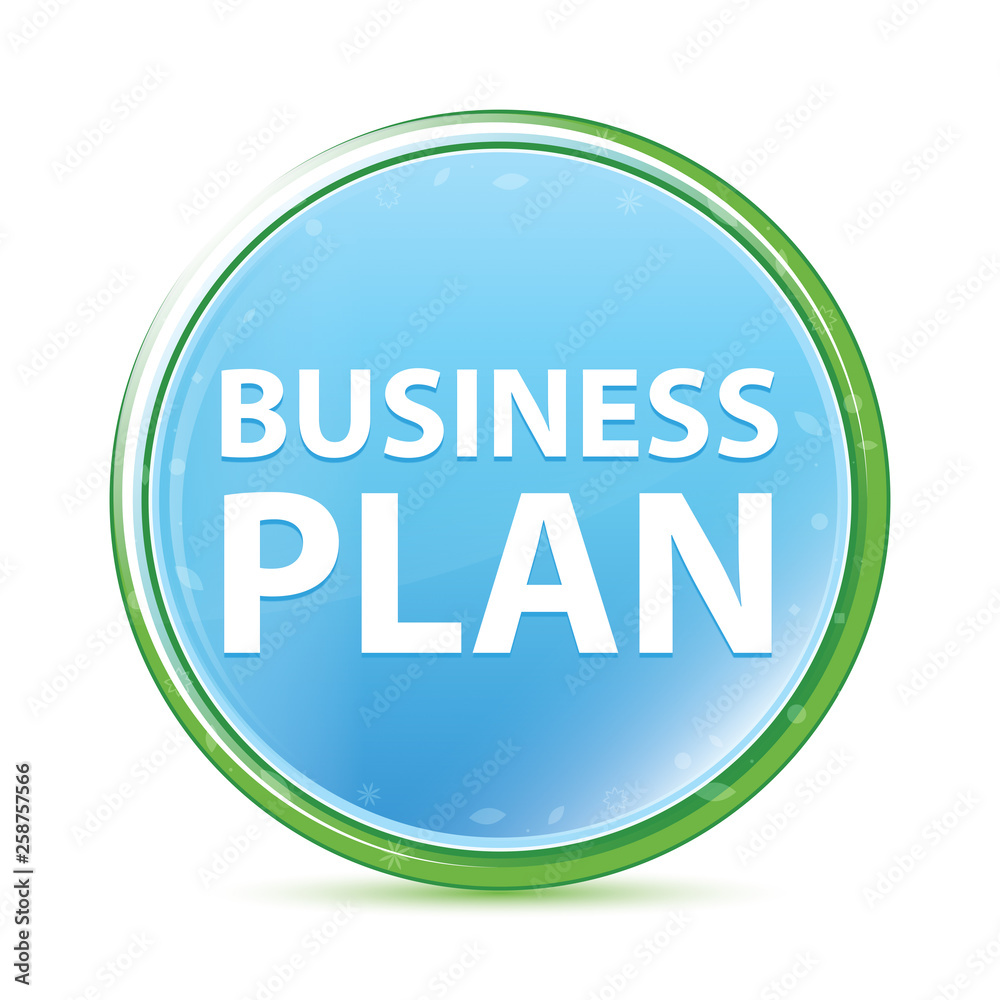 Business Plan natural aqua cyan blue round button Business Plan natural aqua cyan blue round button