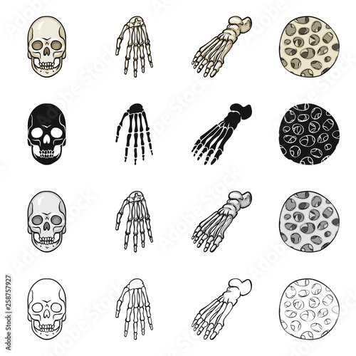 Vector design of medicine and clinic symbol. Set of medicine and medical vector icon for stock.