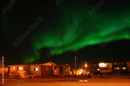 Photos northern light in Canada Churchill Manitoba