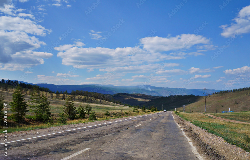 road in mountains