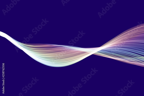 Creative colorful abstract background with light lines
