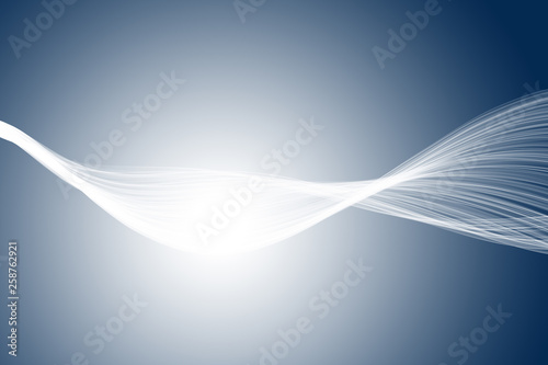 Nice soft gradient abstract background with smooth white shapes