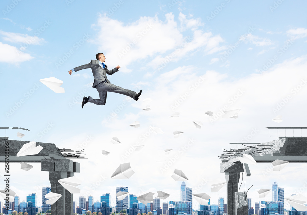 Problem and difficulties overcoming concept. Problem and difficulties overcoming concept.
