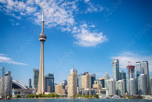 Skyline of Toronto in Canada photo
