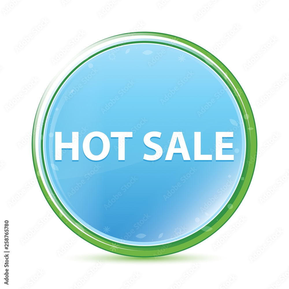 Hot Sale natural aqua cyan blue round button Hot Sale natural aqua cyan blue round button