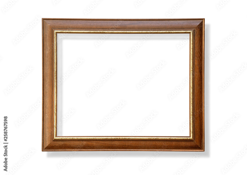 wooden frame isolated wooden frame isolated