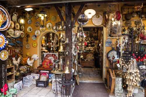 Sirmione, Italy: Vintage souvenir shop  photo