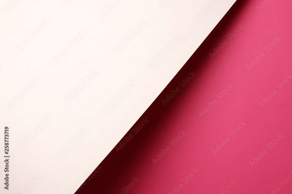close-up view of beautiful bright abstract paper pink background