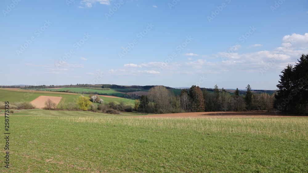 Obraz premium Landschaft im Saarland