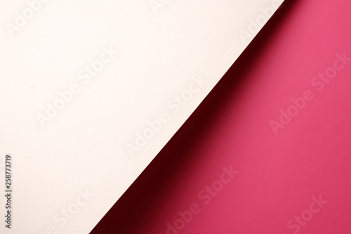 close-up view of beautiful bright abstract paper pink background