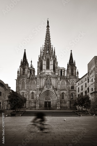 Barcelona Cathedral in Gothic Quarter