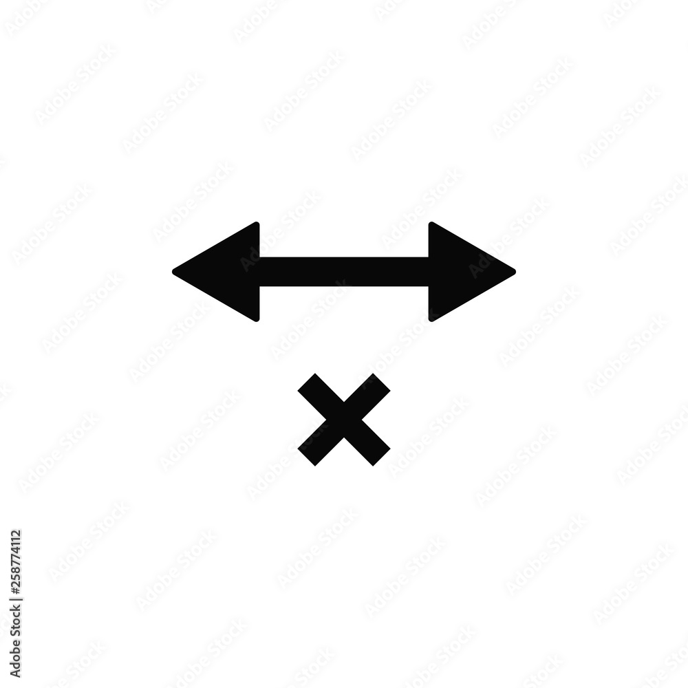 Arrows, delete, network, icon, flat. Element of security for mobile concept and web apps illustration. Thin flat icon for website design and development, app. Vector icon Arrows, delete, network, icon, flat. Element of security for mobile concept and web apps illustration. Thin flat icon for website design and development, app. Vector icon