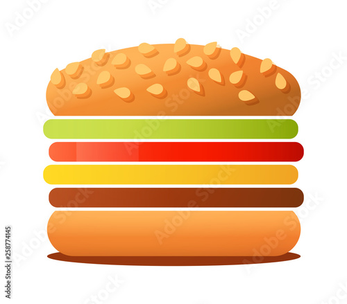 Vector illustration of big ...