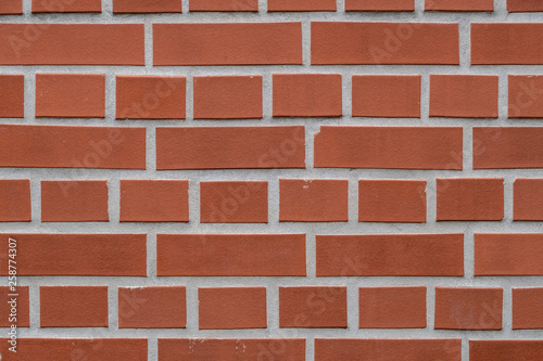 orange brick wall as background