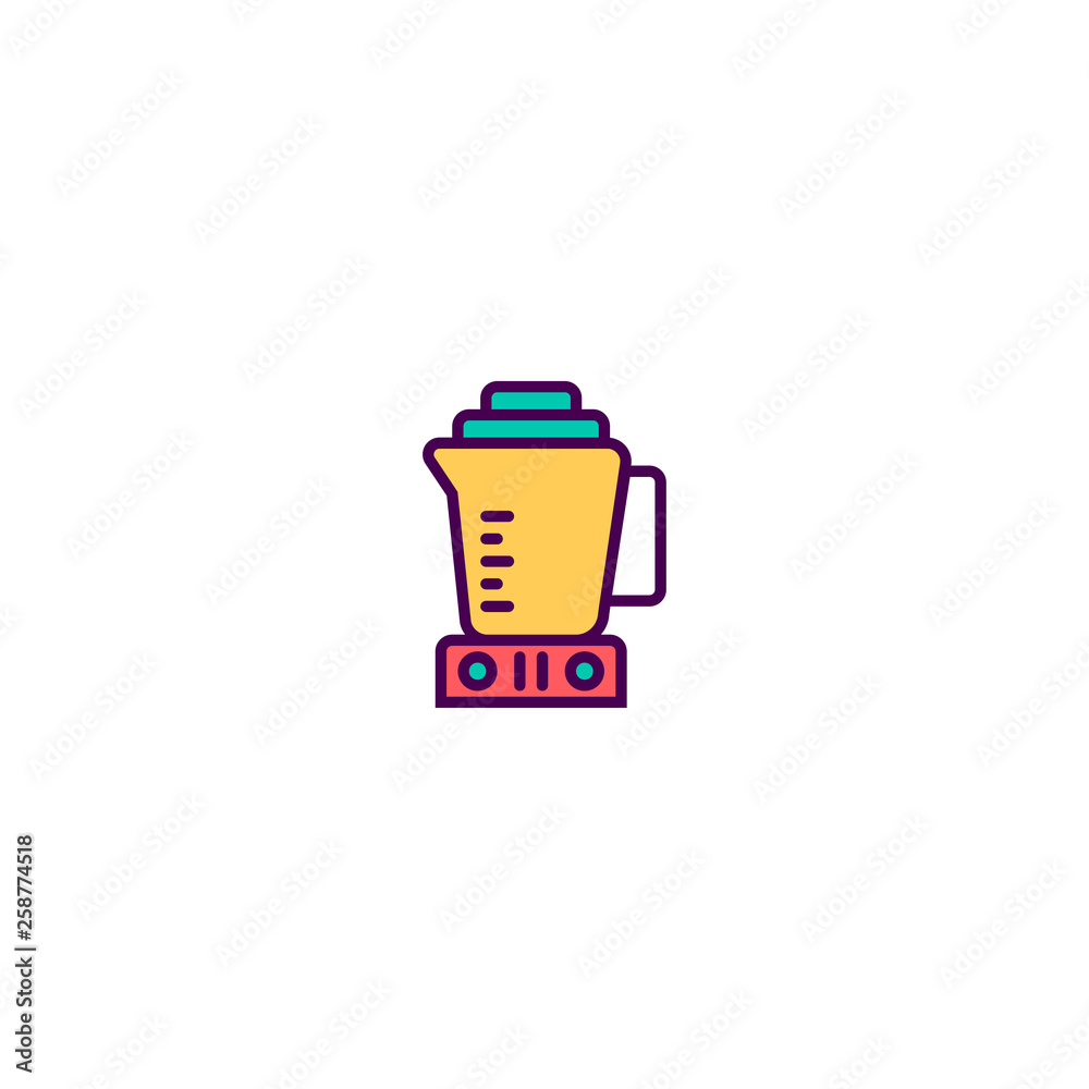 Mixer icon design. Gastronomy icon vector design Mixer icon design. Gastronomy icon vector design