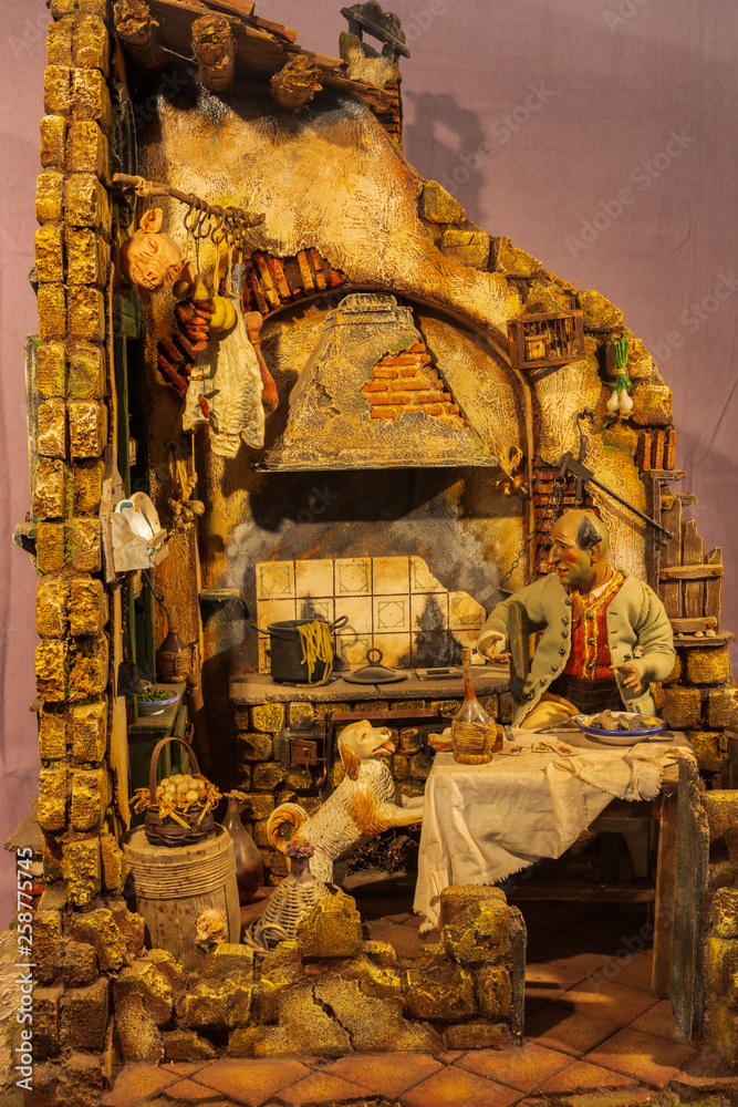 Presepe artistico napoletano Stock Photo | Adobe Stock