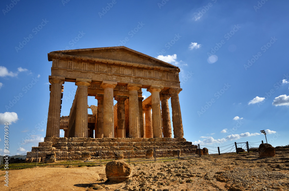 Fototapeta premium The Valley of the Temples is an archaeological site in Agrigento, Sicily, Italy.