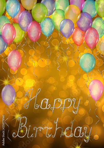 Happy Birthday background. ...