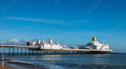 Eastbourne pier in beautiful sunny day