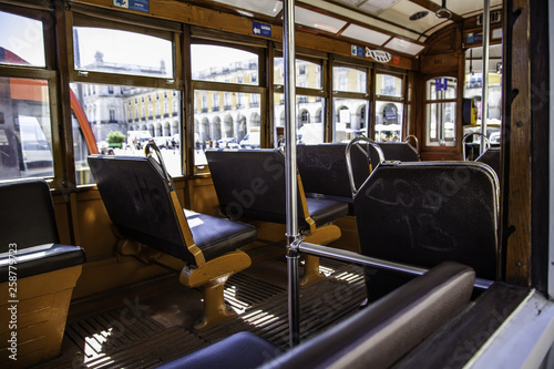 Typical Lisbon tram